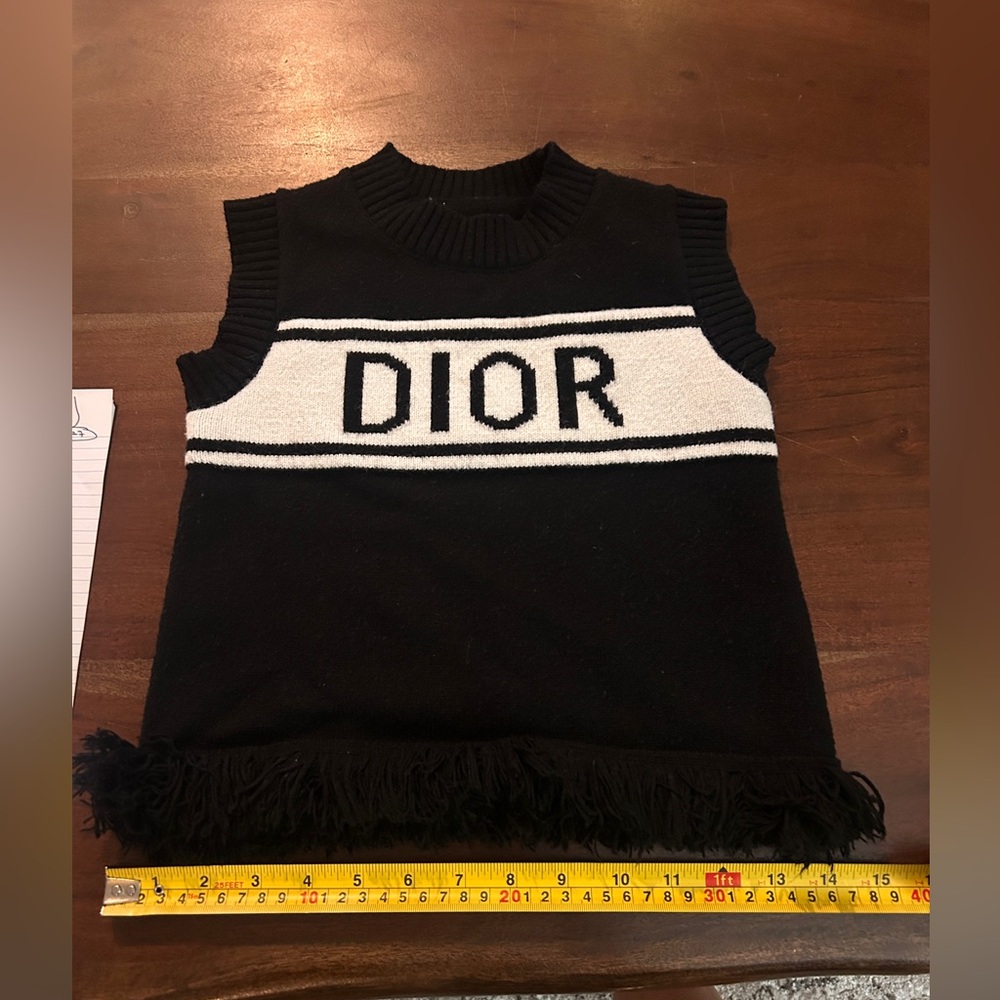 Cropped Sweater Vest ~ fits XS - Picture 5 of 8